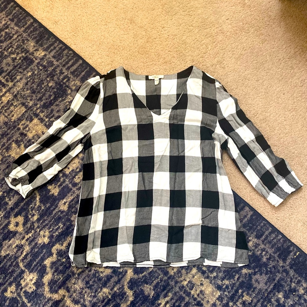 Buffalo Plaid Blouse